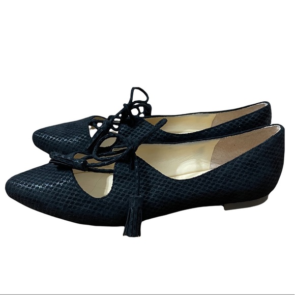 Jessica Simpson Snake Print Tassel Flats - Picture 2 of 6